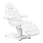 Elektrische behandelstoel Azzurro 803D met 3 motoren in wit voor cosmetische behandelingen, pedicure en salonwerk Elektrische behandelstoel Azzurro 803D met 3 motoren in wit voor cosmetische behandelingen, pedicure en salonwerk