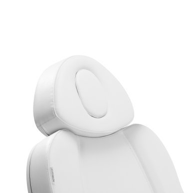 Elektrische behandelstoel Azzurro 803D met 3 motoren in wit voor cosmetische behandelingen, pedicure en salonwerk