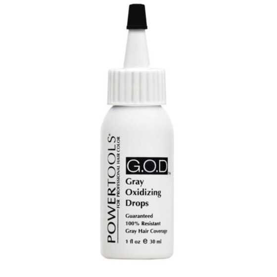 GOD 30ml, Couvrir les Cheveux Gris - Les Gouttes Oxydantes Grises Originales