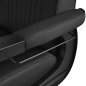 Barberstoel Gabbiano Visionerio zwart met zwart frame voor professionele barbering, scheerbehandelingen en herensalons