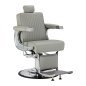 Gabbiano Visionerio barber chair grey chrome frame