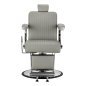Gabbiano Visionerio barber chair grey chrome frame
