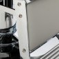Professionele barberstoel Gabbiano Visionerio grijs met chroom frame voor barbering en dagelijks salonwerk Professionele barberstoel Gabbiano Visionerio grijs met chroom frame voor barbering en dagelijks salonwerk