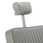 Gabbiano Visionerio barber chair grey chrome frame
