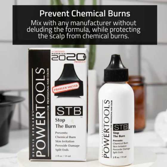 STB 60ml, Arrêtez les Brûlures du Cuir Chevelu - L'Original Stop The Burn