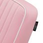 Barberstoel Gabbiano Visionerio roze met chroom frame voor professionele barbering, scheerbehandelingen en herensalons