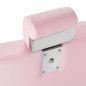Barberstoel Gabbiano Visionerio roze met chroom frame voor professionele barbering, scheerbehandelingen en herensalons