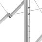 BALANCE aluminium folding massage table 2 segment cream