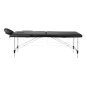 Inklapbare aluminium massagetafel BALANCE met 2 segmenten in zwart voor massage, fysiotherapie en mobiele behandelingen Inklapbare aluminium massagetafel BALANCE met 2 segmenten in zwart voor massage, fysiotherapie en mobiele behandelingen