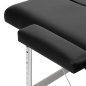 Inklapbare aluminium massagetafel BALANCE met 2 segmenten in zwart voor massage, fysiotherapie en mobiele behandelingen Inklapbare aluminium massagetafel BALANCE met 2 segmenten in zwart voor massage, fysiotherapie en mobiele behandelingen