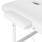 Inklapbare massagetafel BALANCE met 3 segmenten, wit, voor massage, fysiotherapie en mobiele behandelingen in de praktijk
