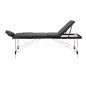 Inklapbare massagetafel BALANCE aluminium 3 segmenten zwart voor massage, fysiotherapie en mobiele behandelingen Inklapbare massagetafel BALANCE aluminium 3 segmenten zwart voor massage, fysiotherapie en mobiele behandelingen