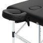 Inklapbare massagetafel BALANCE aluminium 3 segmenten zwart voor massage, fysiotherapie en mobiele behandelingen Inklapbare massagetafel BALANCE aluminium 3 segmenten zwart voor massage, fysiotherapie en mobiele behandelingen