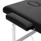 Inklapbare massagetafel BALANCE aluminium 3 segmenten zwart voor massage, fysiotherapie en mobiele behandelingen Inklapbare massagetafel BALANCE aluminium 3 segmenten zwart voor massage, fysiotherapie en mobiele behandelingen
