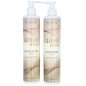 Regenerierendes Glanzsystem für Haare Glossy Power 2×300 ml mit Keratin und Emollienzien