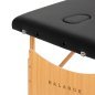 BALANCE wooden folding massage table 2 segment 190x70 black