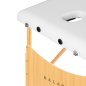 BALANCE wooden folding massage table 2 segment 190x70 white