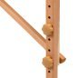 Inklapbare houten massagetafel BALANCE met 2 segmenten, 190x70 cm, wit voor massage, fysiotherapie en salonwerk