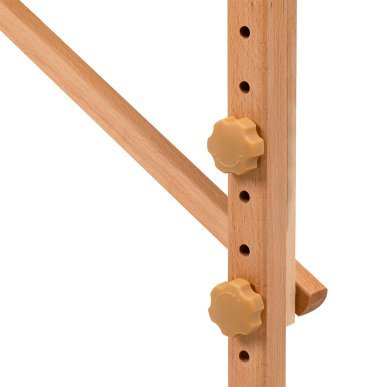 Inklapbare houten massagetafel BALANCE 3 segmenten 190x70 zwart voor massage, fysiotherapie en mobiele behandelingen
