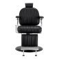 Professionele barberstoel Gabbiano Elias zwart voor barbering, scheerbehandelingen en herensalons met hoog werkcomfort Professionele barberstoel Gabbiano Elias zwart voor barbering, scheerbehandelingen en herensalons met hoog werkcomfort