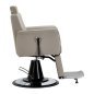 Professionele barberstoel Gabbiano Athena grijs voor barbering, scheerbehandelingen en herensalons met werkcomfort