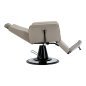Professionele barberstoel Gabbiano Athena grijs voor barbering, scheerbehandelingen en herensalons met werkcomfort
