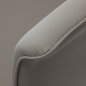 Professionele barberstoel Gabbiano Athena grijs voor barbering, scheerbehandelingen en herensalons met werkcomfort