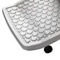 Professionele barberstoel Gabbiano Athena grijs voor barbering, scheerbehandelingen en herensalons met werkcomfort