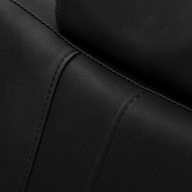 Professionele barberstoel Gabbiano Athena zwart voor barbering, scheerbehandelingen en herensalons met werkcomfort