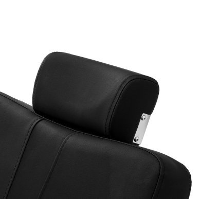 Professionele barberstoel Gabbiano Athena zwart voor barbering, scheerbehandelingen en herensalons met werkcomfort