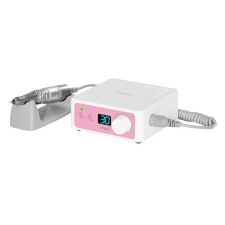 Professionele nagelfrees Saeyang Marathon K35 Mini roze met H200 handstuk voor manicure, pedicure en nagelstyling