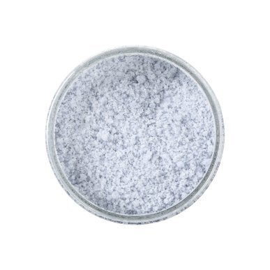 Voetbadzout met ureum SYIS Azure Velvet 600 g voor professionele voetbaden vóór pedicure en gladde huidverzorging