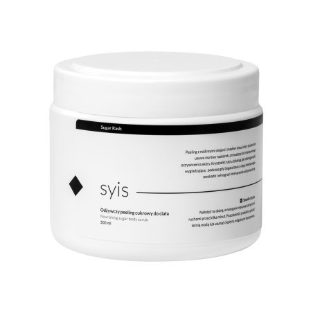 Suiker bodyscrub SYIS Sugar Rash 500 ml voor exfoliërende lichaamsbehandelingen en een gladde, verzorgde huid in de salon