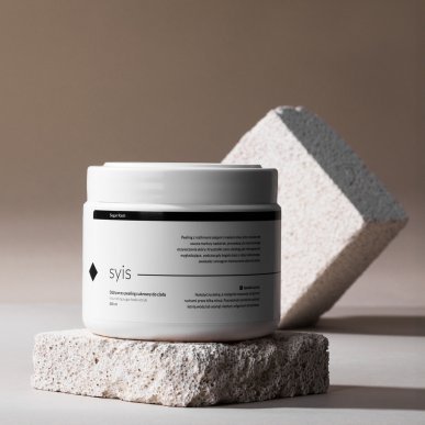 Suiker bodyscrub SYIS Sugar Rash 500 ml voor exfoliërende lichaamsbehandelingen en een gladde, verzorgde huid in de salon