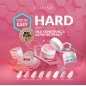 Builder gel CLARESA Hard&Easy French Pink 45 g voor nagelopbouw, verlenging en versteviging met zelfnivellerende textuur