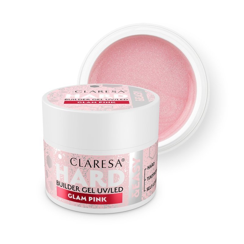Aufbaugel Claresa Hard&Easy Glam Pink 12g