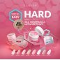 Builder gel CLARESA Hard&Easy Glam Pink 45g voor nagelopbouw, verlenging en versteviging met zelfnivellerende formule