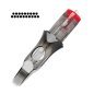 Professionele tattoo cartridges El Cartel V2 0.35 19RM Long Taper voor shading en zachte gradaties, 10 stuks