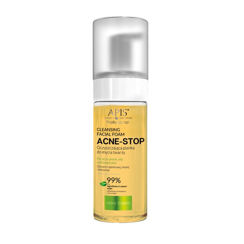 Reinigend gezichtsschuim Apis Acne-Stop Home terApis 150 ml voor onzuivere huid en verfrissende gezichtsverzorging Reinigend gezichtsschuim Apis Acne-Stop Home terApis 150 ml voor onzuivere huid en verfrissende gezichtsverzorging