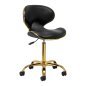 Taboret kosmetyczny Gabbiano Q-4599G czarny V2