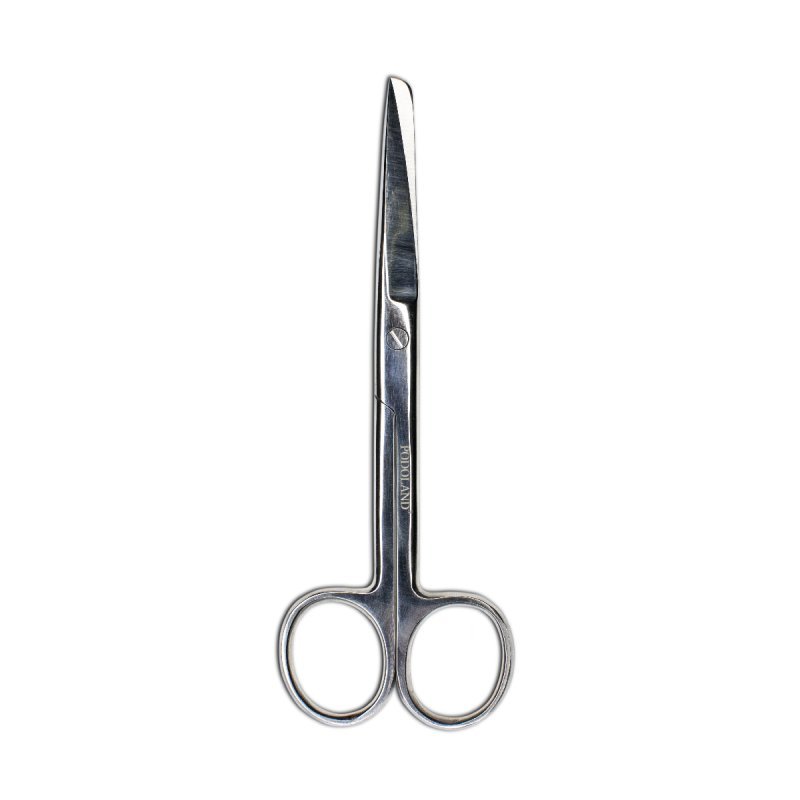 Rechte podologieschaar Podoland 14 cm voor podologisch werk en specialistische manicure in salon, praktijk of studio