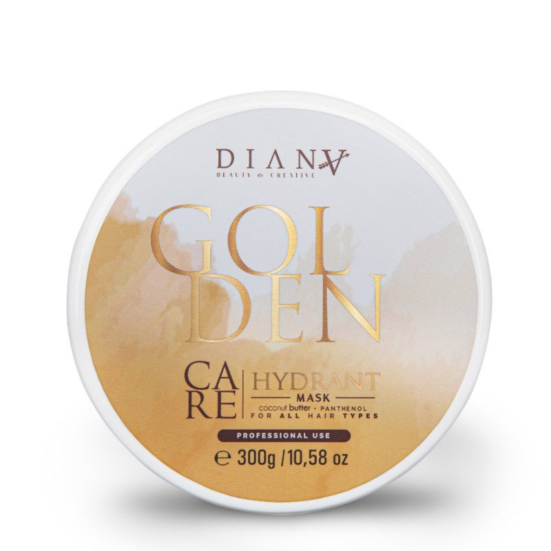 Haarmasker Golden Care Haartherapie 300 g na Btox behandeling voor droog en beschadigd haar met glans en anti-frizz