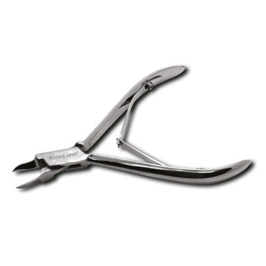 Podologietang Podoland 07 met puntige bek voor ingegroeide nagels in professionele salon- en podologiepraktijk
