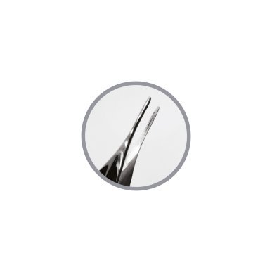 Podologiepincet Podoland L 12 cm voor professioneel podologisch werk, manicure en specialistische verzorging in salon en
