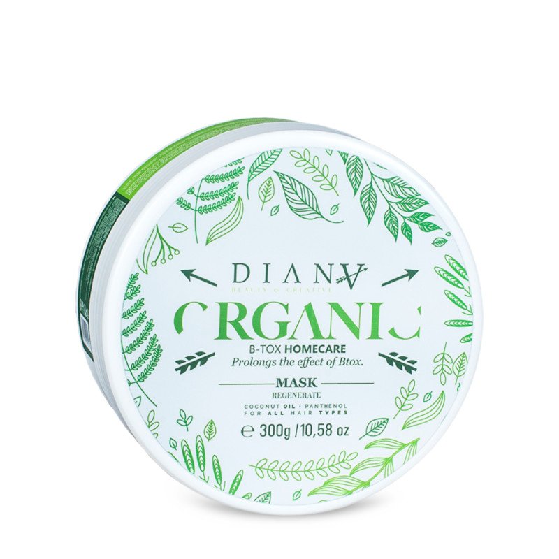 Organisch haarmasker 300 g na Btox en haarreconstructie voor anti-frizz, gladheid, glans en effectbehoud Organisch haarmasker 300 g na Btox en haarreconstructie voor anti-frizz, gladheid, glans en effectbehoud