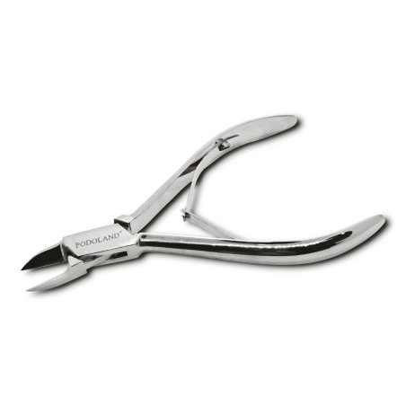 Rechte podologietang Podoland 01 voor ingegroeide nagels met snijvlak van 1,8 cm voor professioneel gebruik