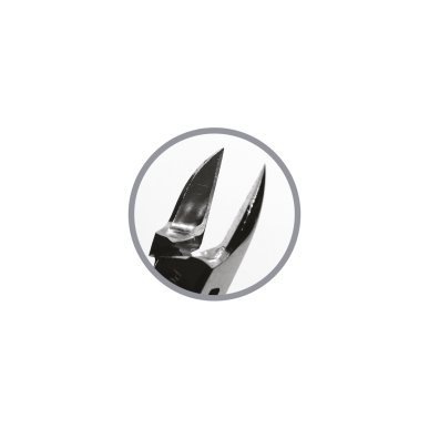 Rechte podologietang Podoland 01 voor ingegroeide nagels met snijvlak van 1,8 cm voor professioneel gebruik
