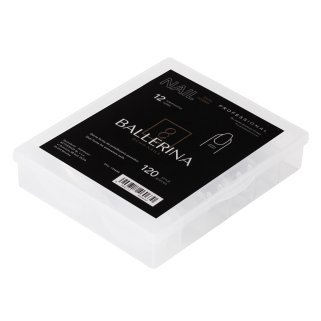 Dual forms ballerina voor nagelverlenging OCHO NAILS 120 stuks voor gel, acrygel en professionele nagelstyling in salon en