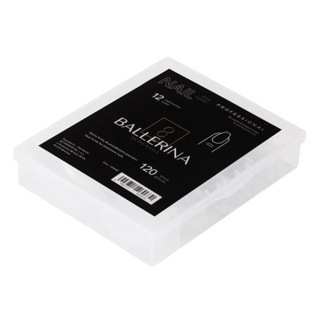 Dual forms ballerina voor nagelverlenging OCHO NAILS 120 stuks voor gel, acrygel en professionele nagelstyling in salon en