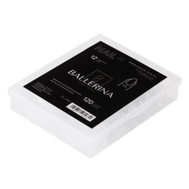 Dual forms ballerina voor nagelverlenging OCHO NAILS 120 stuks voor gel, acrygel en professionele nagelstyling in salon en